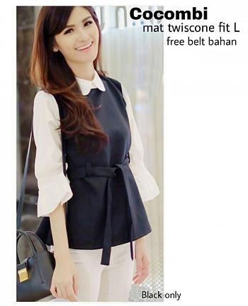 Xavier Blouse Cocombi / Blouse Wanita cantik / Baju Atasan Wanita / Baju Casual / Blouse Wanita / Kemeja Cewe / Kaos polos / kaos oblong / Fashion Korea / baju cewe model korea / Baju Hongkong / Baju Jalan / Baju Panjang / Tunik