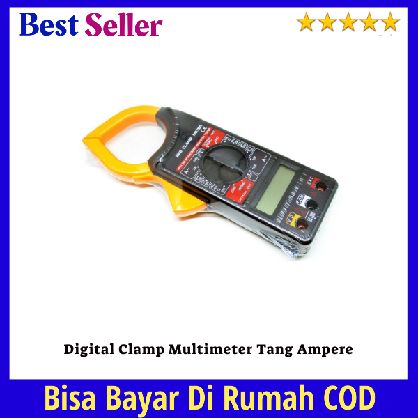 Digital Clamp Multimeter Tang Ampere / Digital Clamp Meter / Alat ...