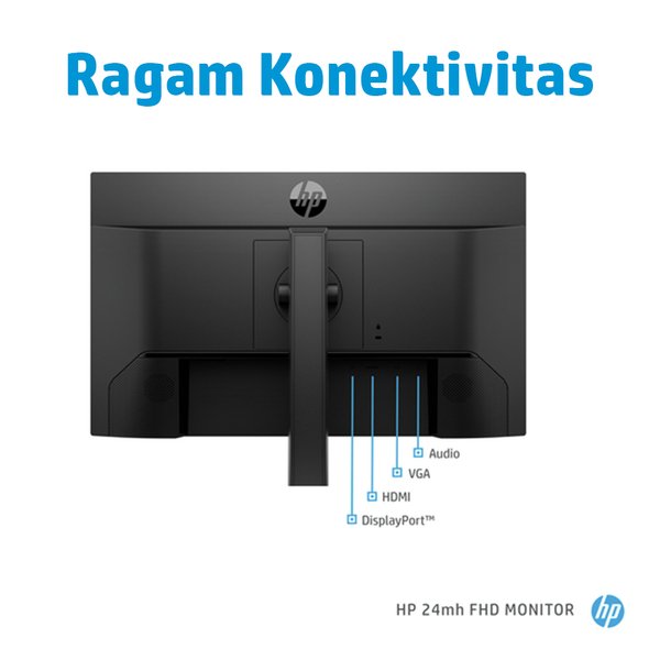 HP 24mh 23.8-inch Monitor | Lazada 