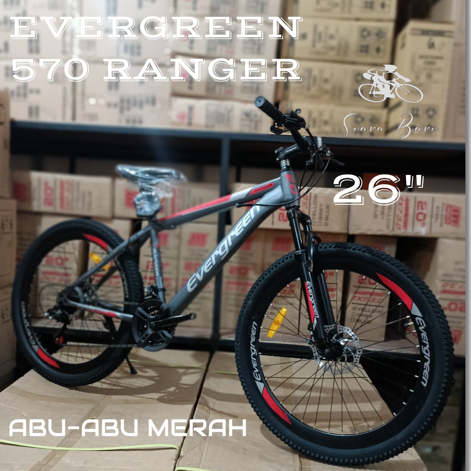 Sepeda Gunung MTB EVERGREEN RANGER 570 
