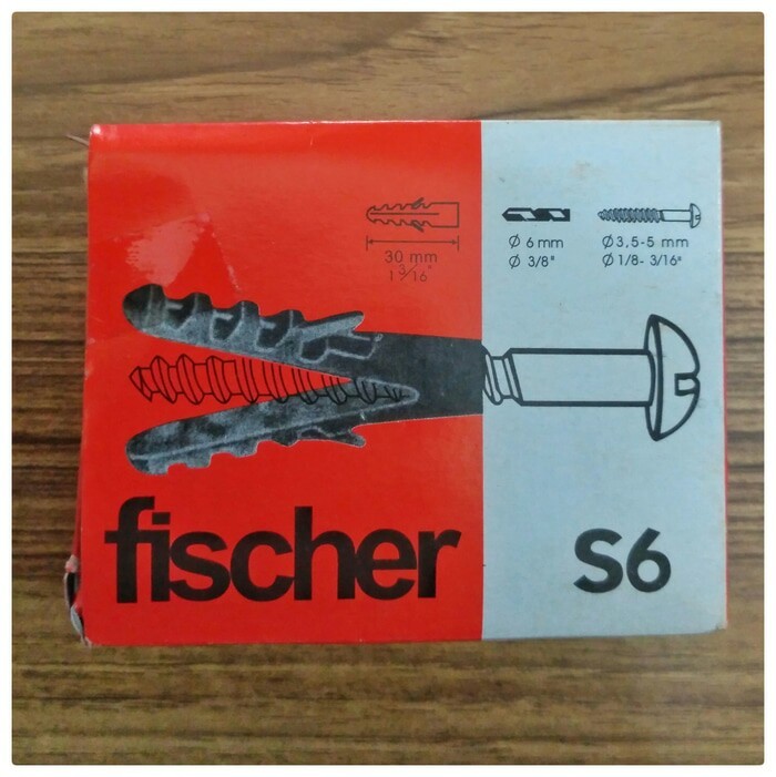 MURAH - Fisher S6 100 pcs / Per Pack / Per Kotak / Fisher Gypsum ...