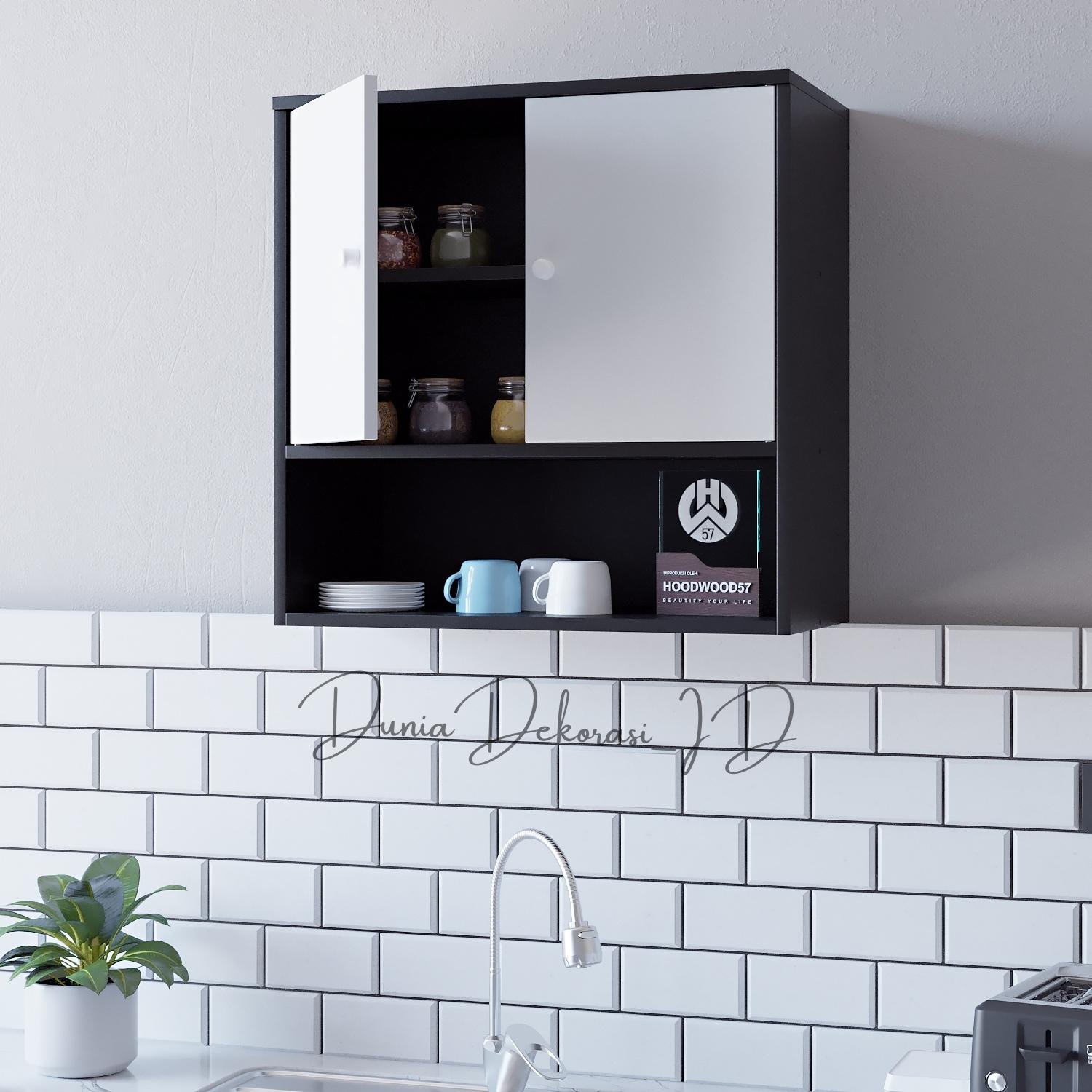Kitchen Set Atas 2 Pintu Rak Dapur Gantung Minimalis Rak Gantung