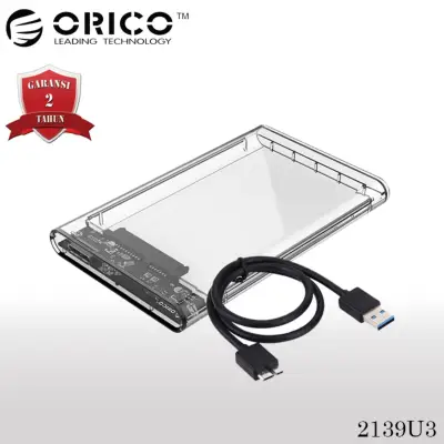 ORICO 2139U3 Enclosure HDD/SSD 2.5" USB3.0 - Transparent