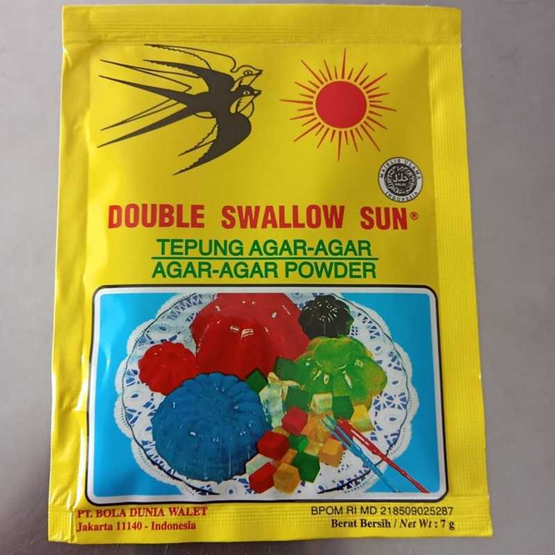 Agar Agar Swallow Sun Double Powder Instant Tepung Ager | Lazada Indonesia