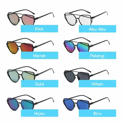Anti UV Sunglasses Eye Cat - Kacamata Pria & Wanita - NYX