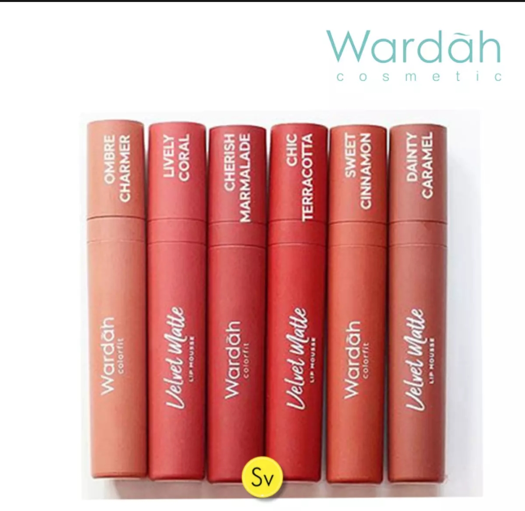 wardah velvet matte no 9 ombre