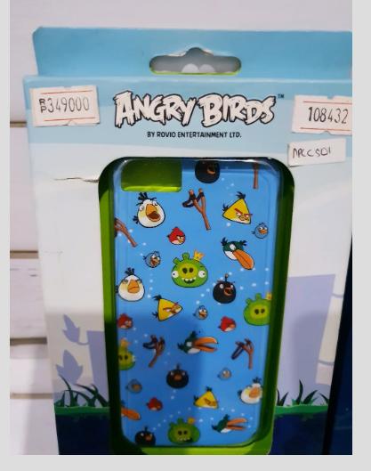 BACK CASE ANGRY BIRDS PREMIUM APPLE IPHONE 5 5S ORI IBOX CASING CUCI GUDANG RESMI