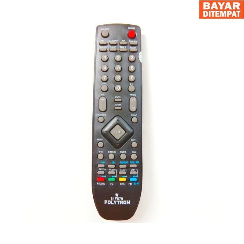 Remot LCD LED TV - Hitam Polytron KUALITAS BAGUS COCOK UNTUK SEMUA MERK POLYTRON