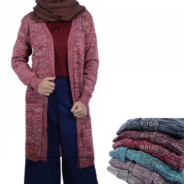 Long Cardi Twist- Cardi Rajut Wanita 