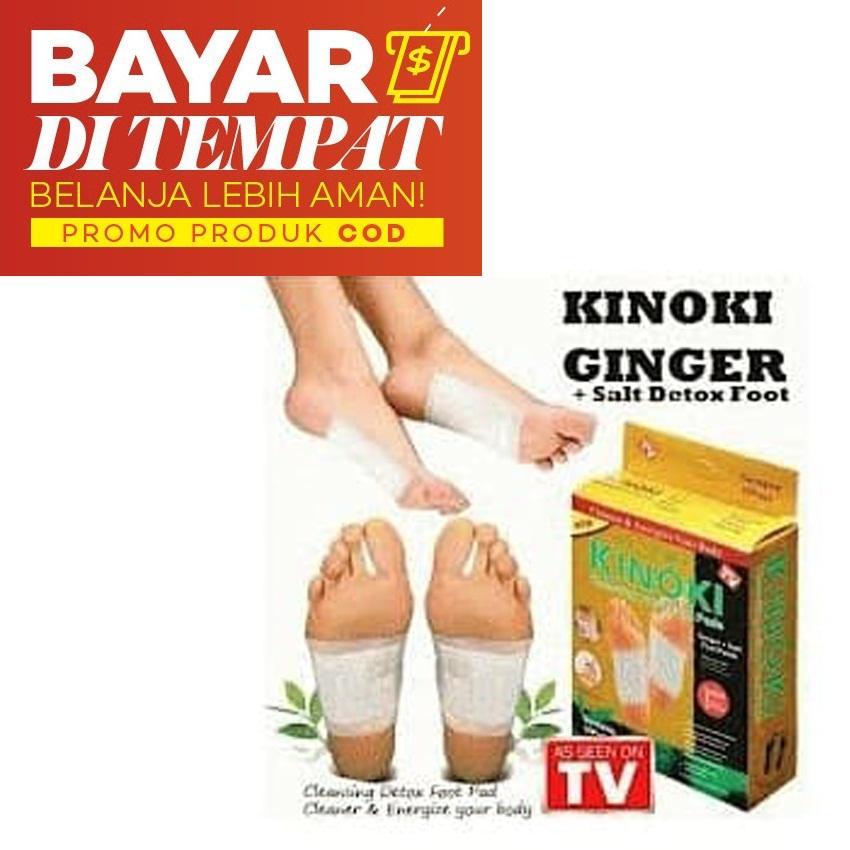 Kinoki Foot Patch Koyo Detox 1 Box Isi 10 Pads - Emas