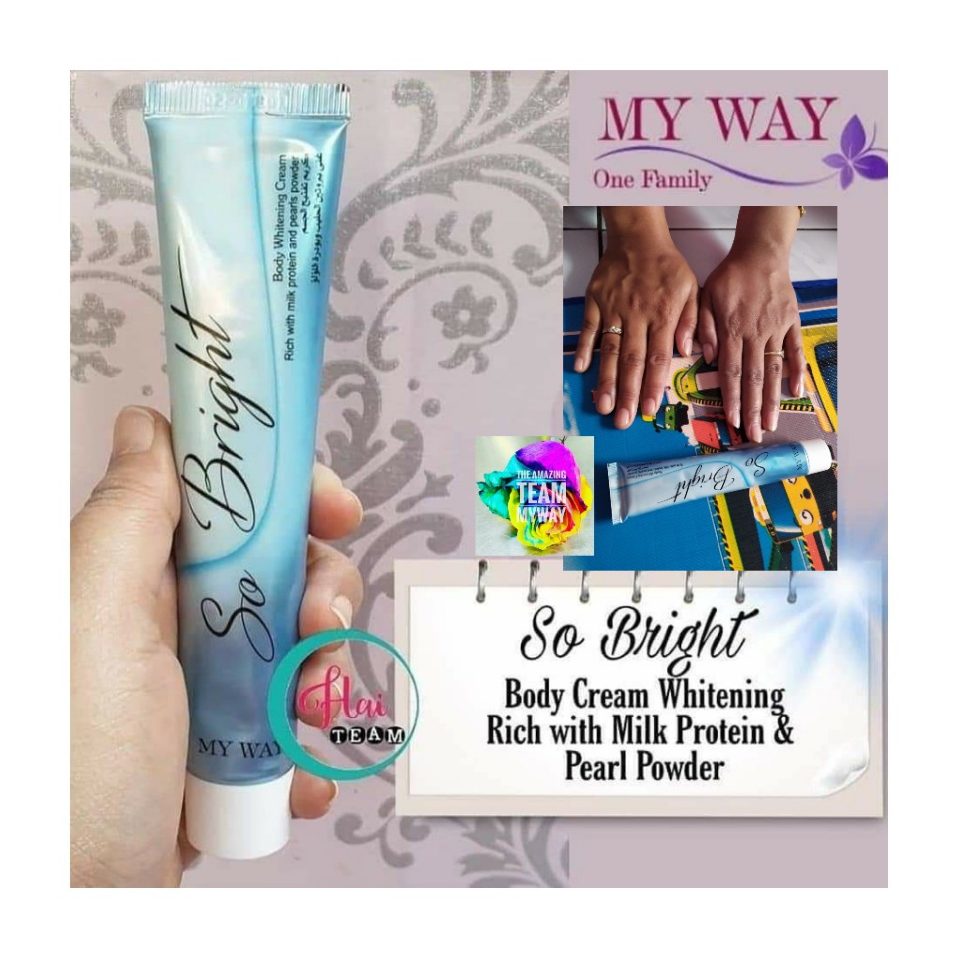 so bright face whitening cream