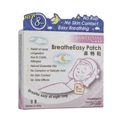 [BISA COD] Santecare Breathe Easy Patch Isi 5 Breatheeasy Patch