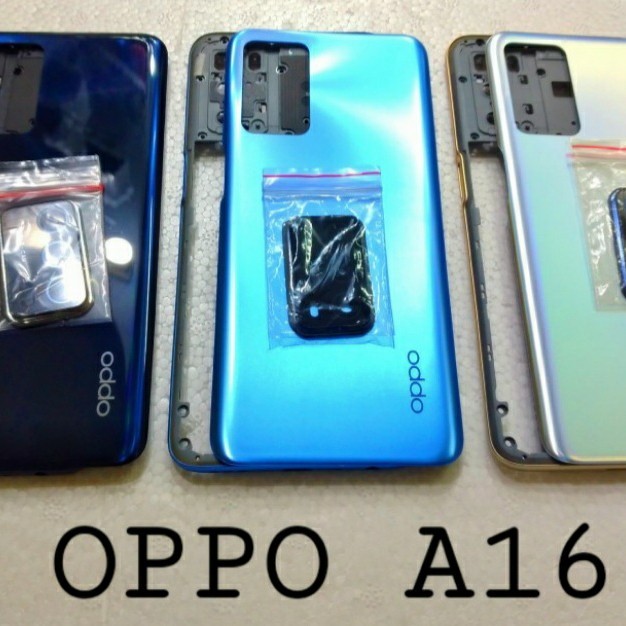 Casing Kesing Housing Oppo A16 Tulang Bazel Ring Lensa Tombol Plus ...