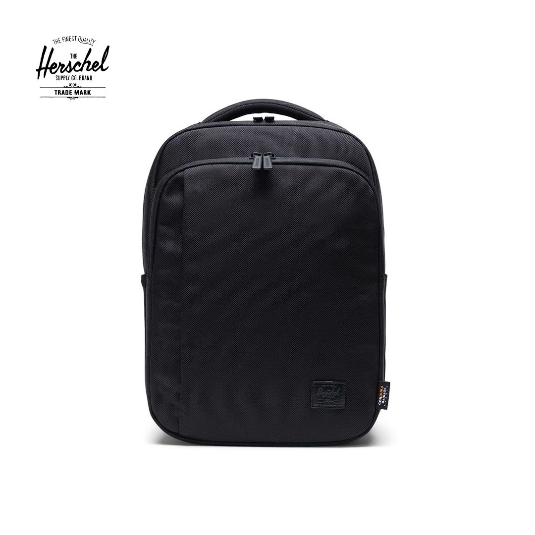herschel black backpack