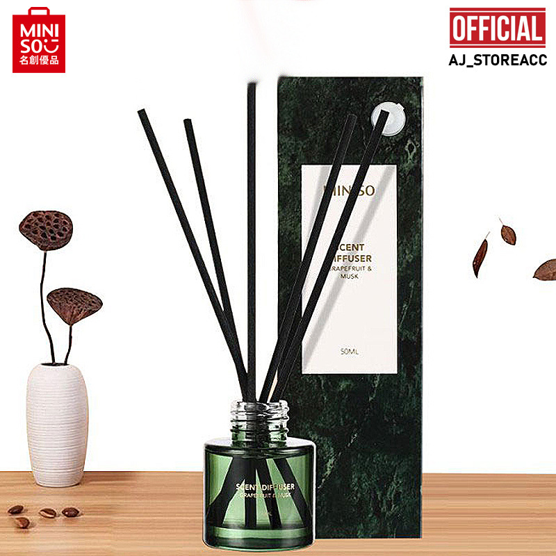 MINISO PEWANGI RUANGAN FLORAL INK ART DIFFUSER & SCENT DIFUSSER