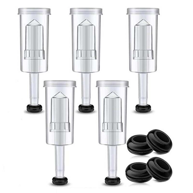 Fermentation Lids Kit,Airlock for Fermentation Air Locks with Black