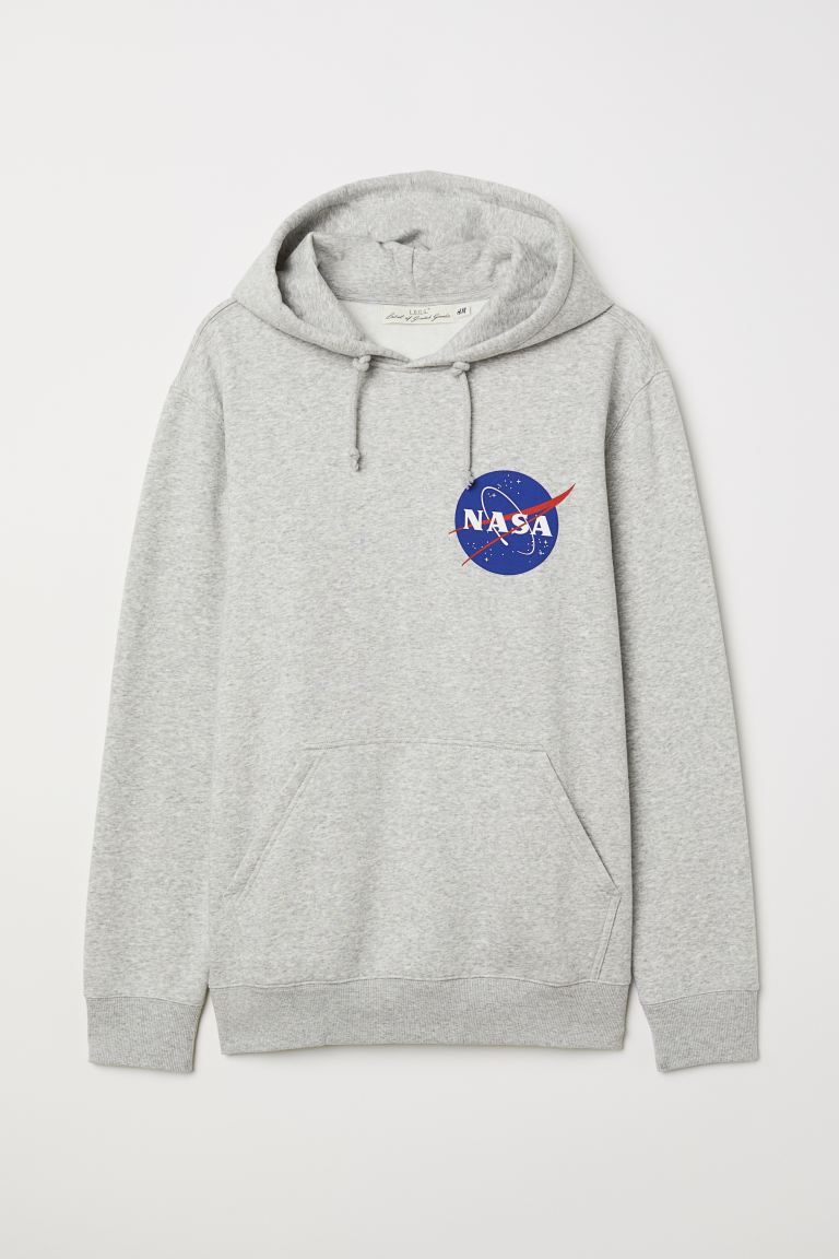 Jaket Sweater Hoodie Nasa Logo Premium 