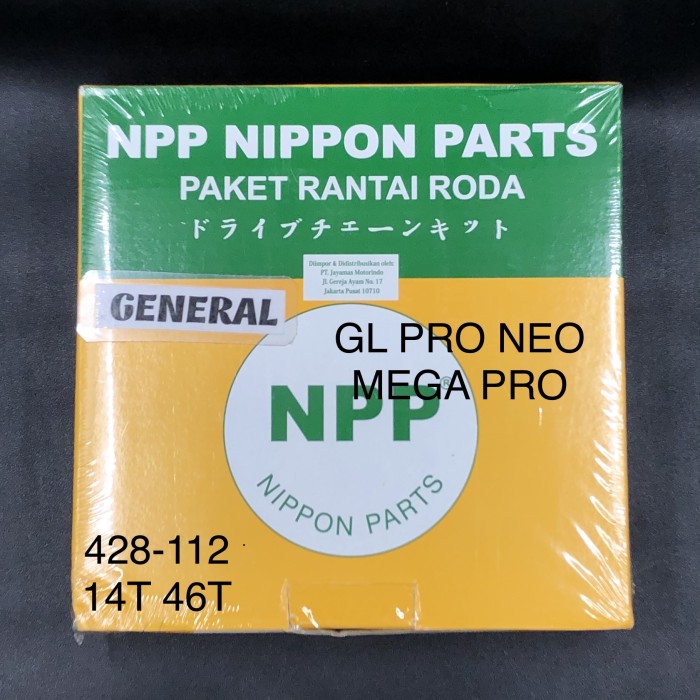 GEARSET NPP GL PRO NEO TECH MEGA GEAR SET GIRSET PAKET RANTAI Lazada