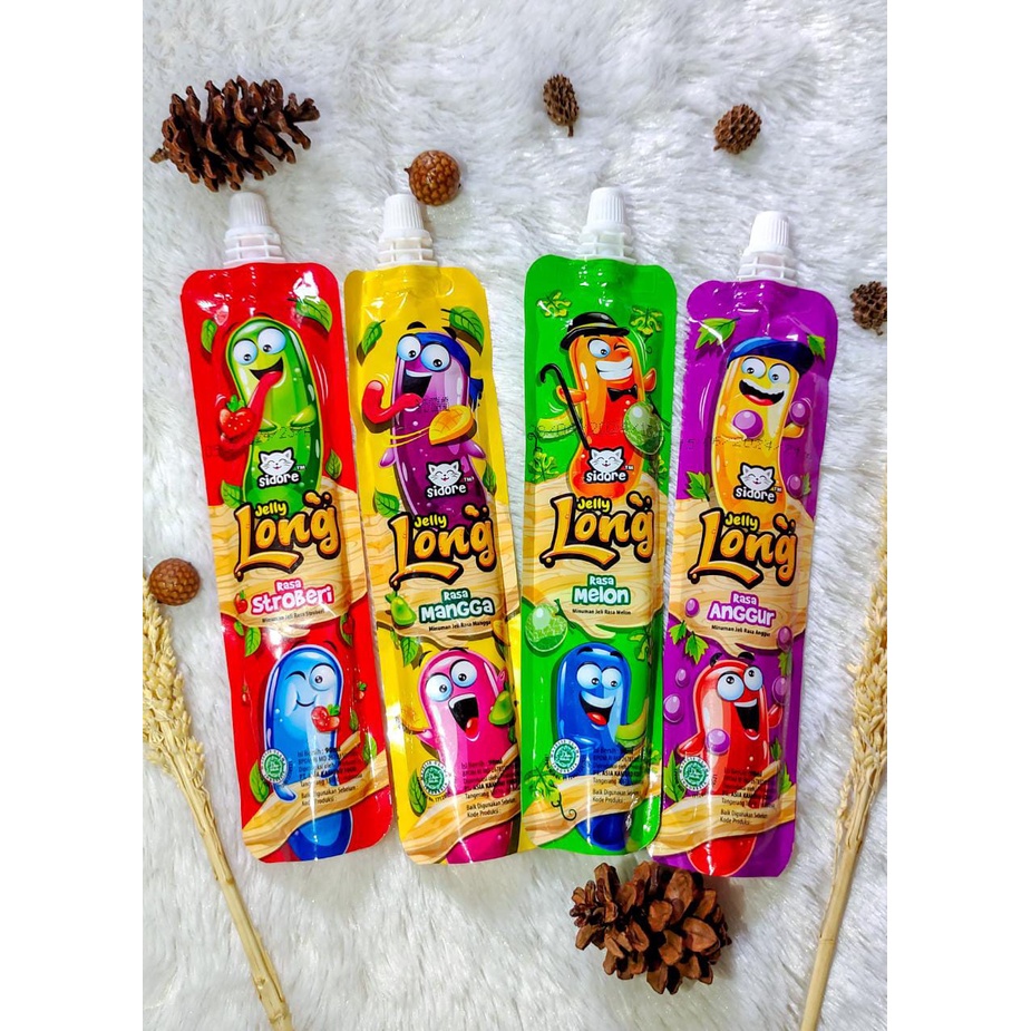 Sidore LONG JELLY 90ml & O'JOY 85ml Minuman aneka rasa dengan jeli