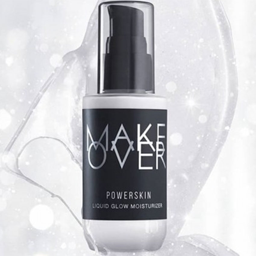 make over powerskin liquid glow moisturizer