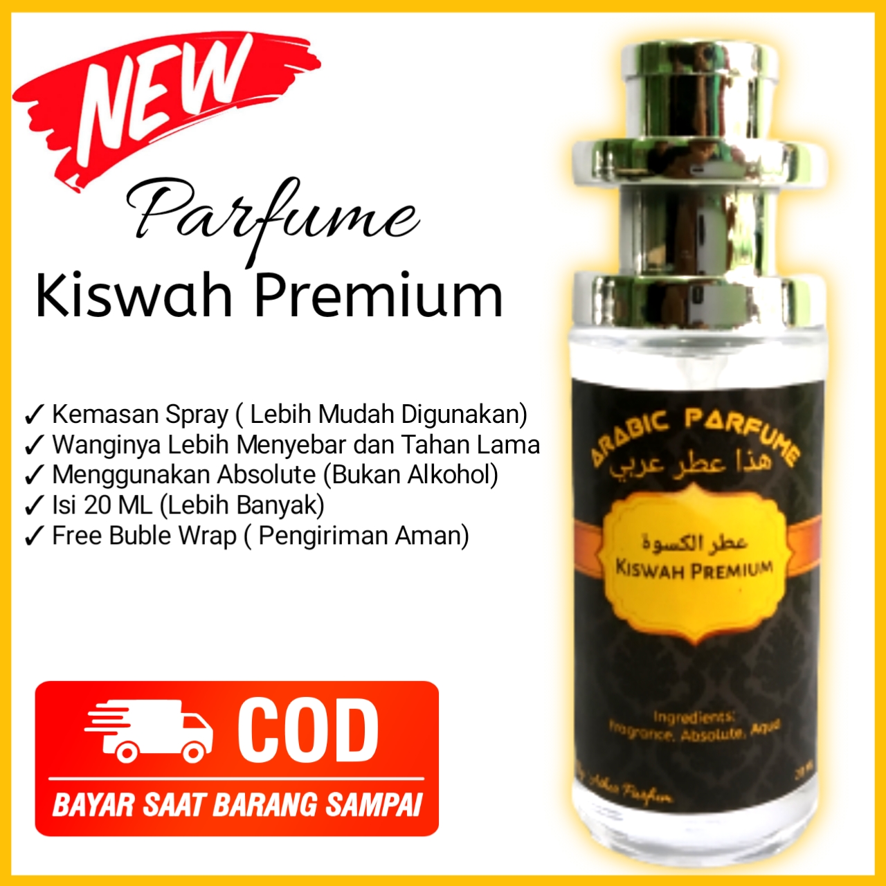 Miliki Segera Minyak Wangi Kekinian Parfum Arabic Kiswah 20ml Dengan