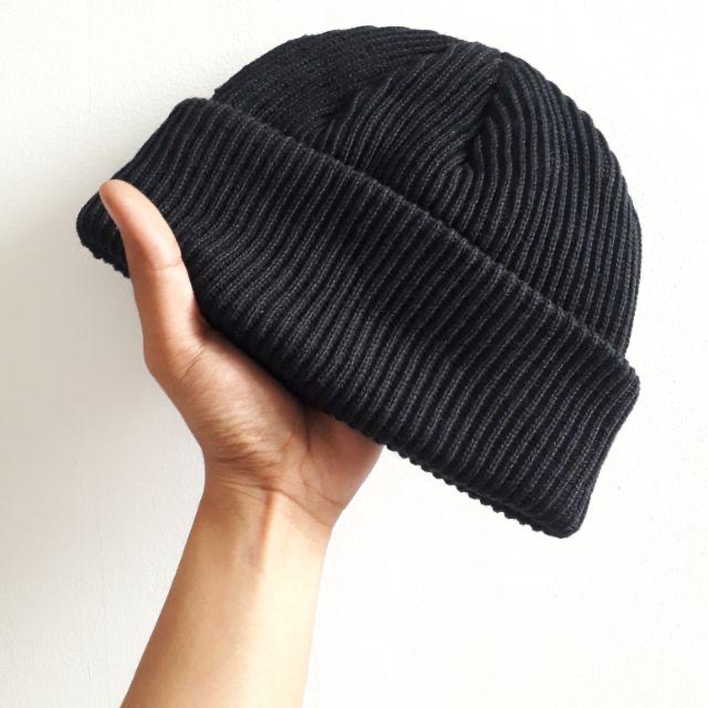 Topi Kupluk Rajut Beanie Hat Short Pria 