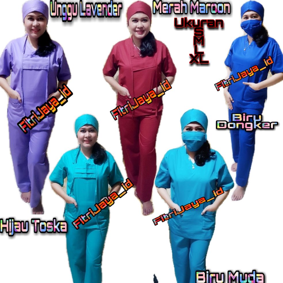 Promo Sale Baju Oka Pria Dan Wanita☆baju Bidan☆baju Operasi☆baju Dokter