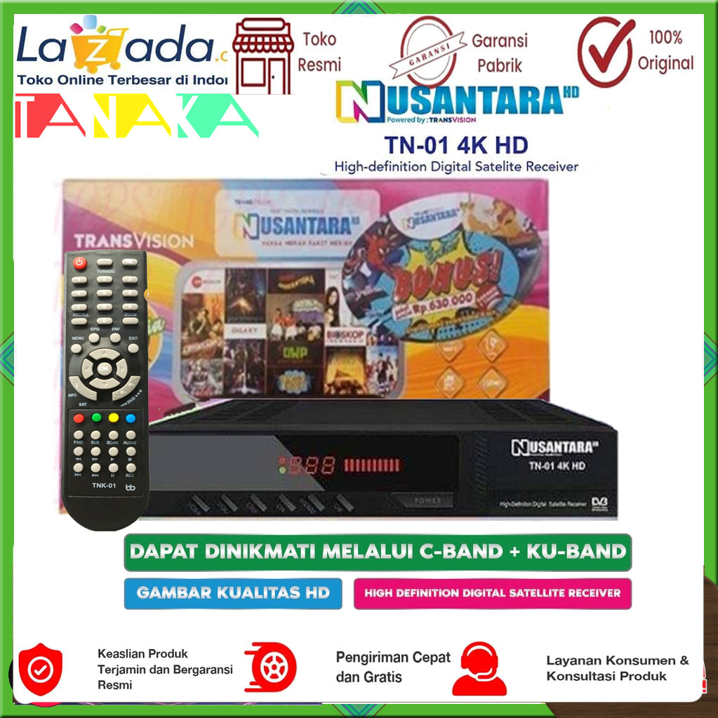 TANAKA RECEIVER NUSANTARA Strawberry HD EAW | Lazada Indonesia