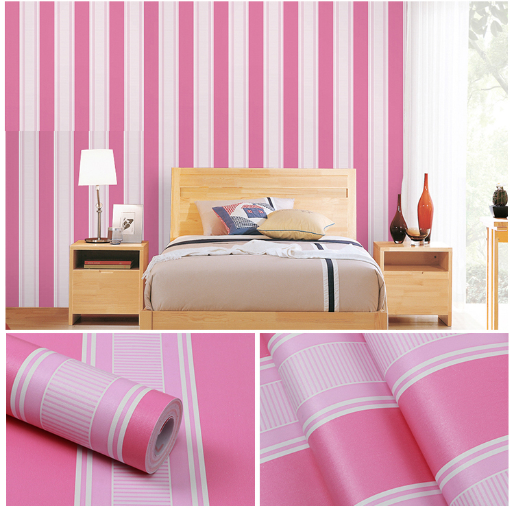 Termurah Cod Wallpaper Stiker Dinding Motif Dan Karakter Premium Quality Salur Murah Wallstiker Dindingstiker Termurah Motif Best Seller Salur Pink
