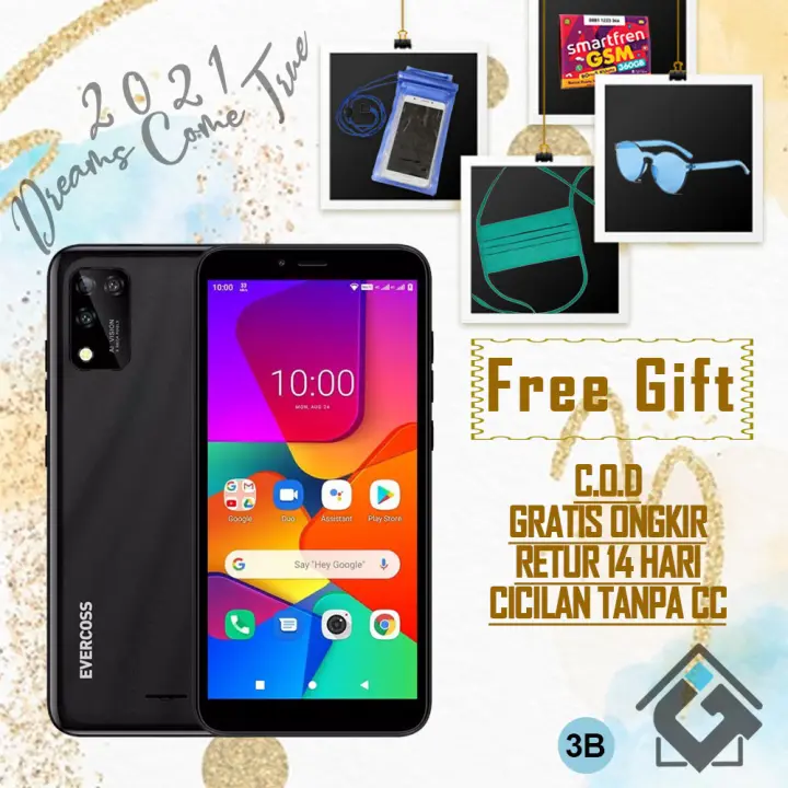 Gratis Ongkir Evercoss M6 3gb 16gb Face Unlock Android 10 4glte Garansi Resmi Bonus Kuota 360gb Lazada Indonesia