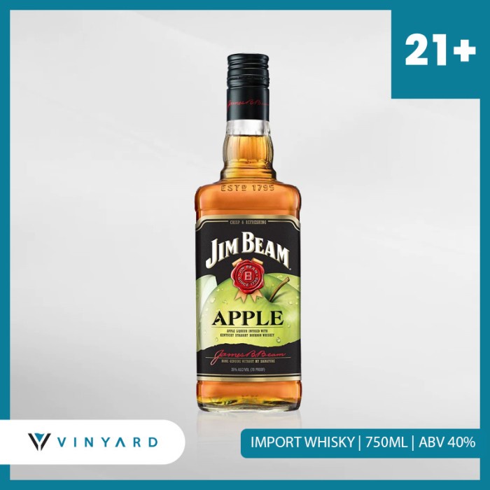 Jim Beam Apple Whisky 750 ml | Lazada Indonesia