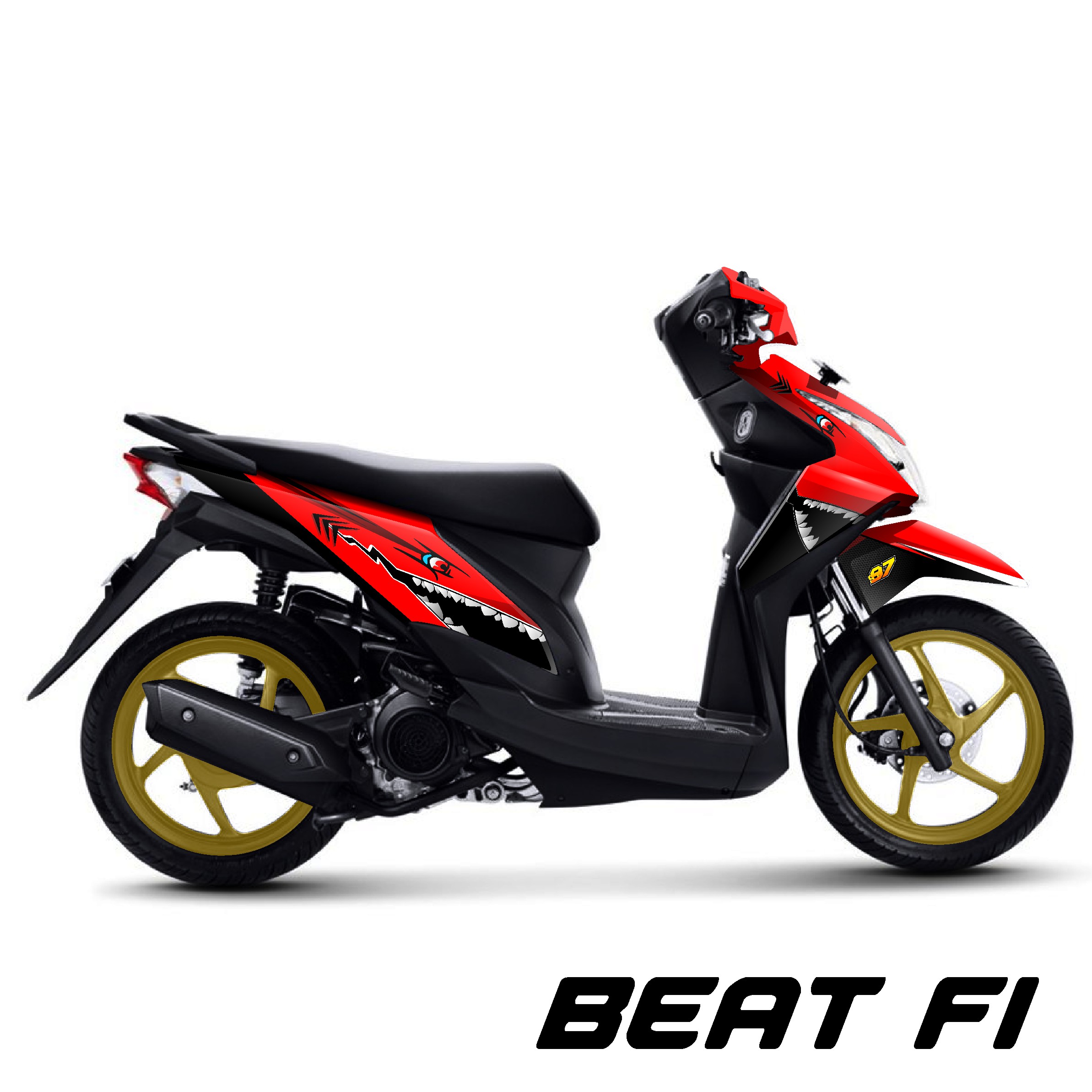 Jual Stiker Motor Beat F1 2012 Terlengkap Lazada