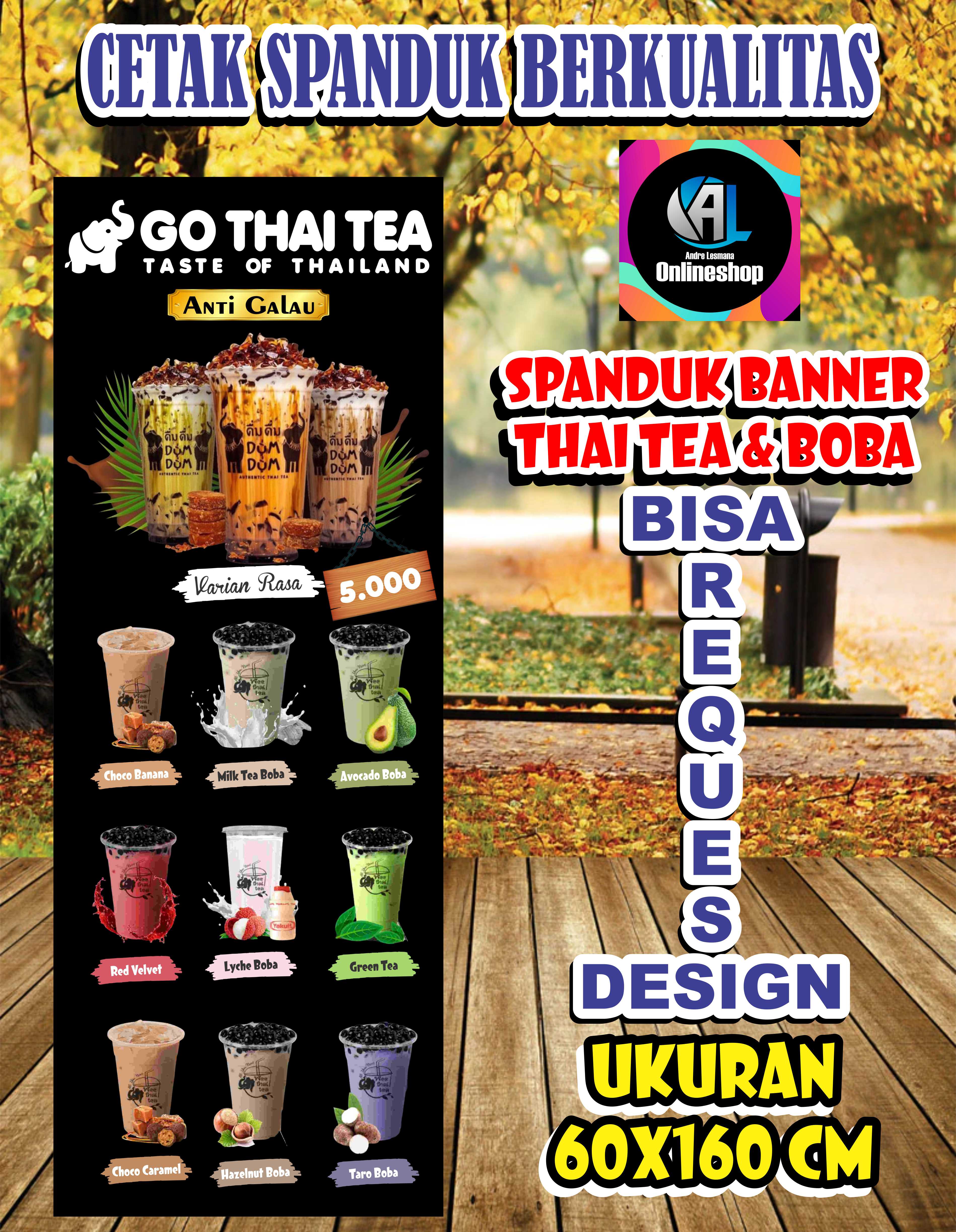 Jual Tiang Banner Spanduk Thai Tea Banner Boba Spanduk Minuman My Xxx Hot Girl 6125