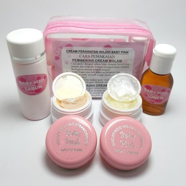 Cream store baby pink