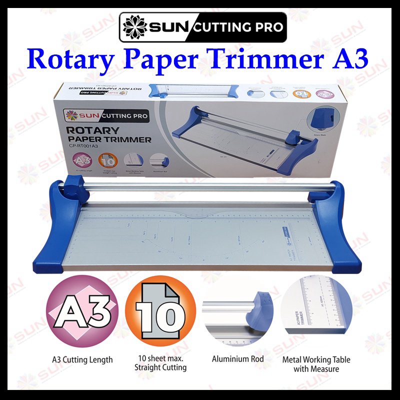 Alat Potong Kertas Rotary A3 A2 Vertikal 440 Mm Rotary Paper