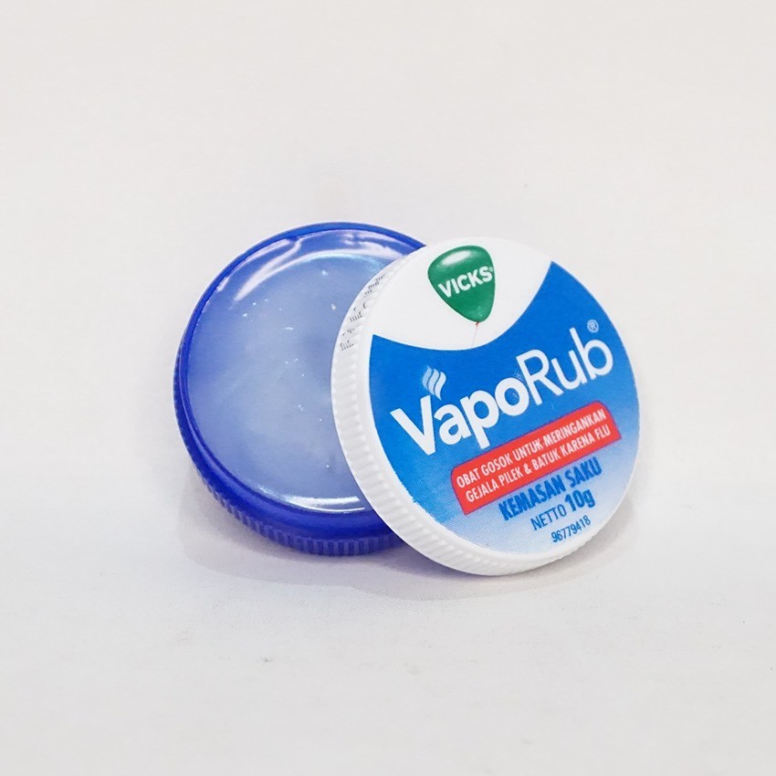 Vicks Vaporub 10 gr Original / Vicks Gosok Batuk dan Flu Vaporub
