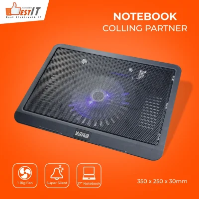 M-TECH ORIGINAL Cooling Pad Pendingin Laptop 17inc High Performance Notebook