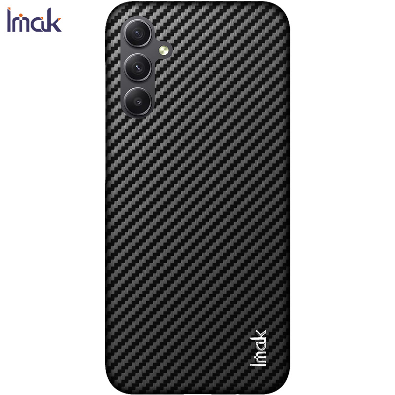 IMAK For Samsung Galaxy A54 5G, Luxury Carbon Fiber Pattern Hard Case Cover