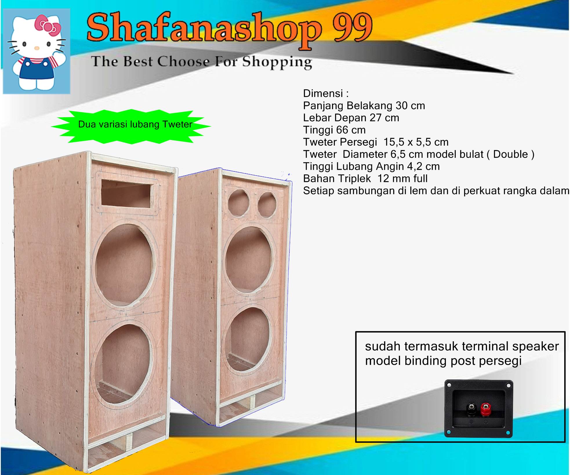 Box speaker 8 inch sales double