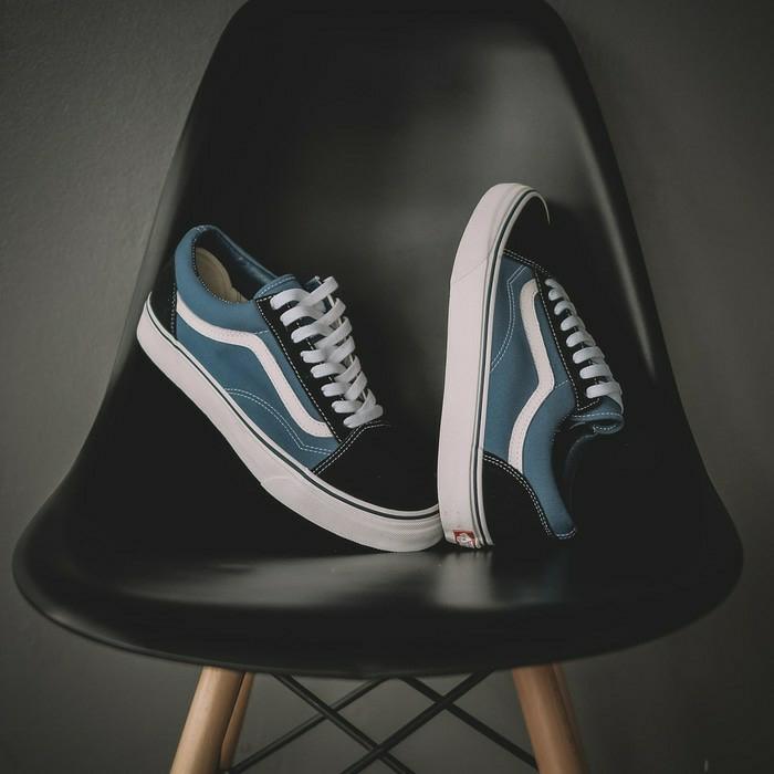 sepatu Vans Oldskool Classic Navy original