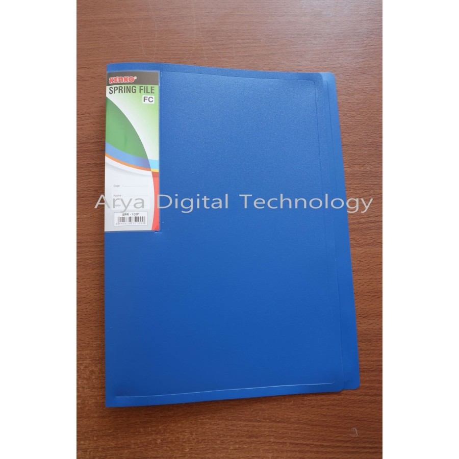 Spring File Kenko Folio Spr 100f Biru Folder Map Snell Plastik Murah