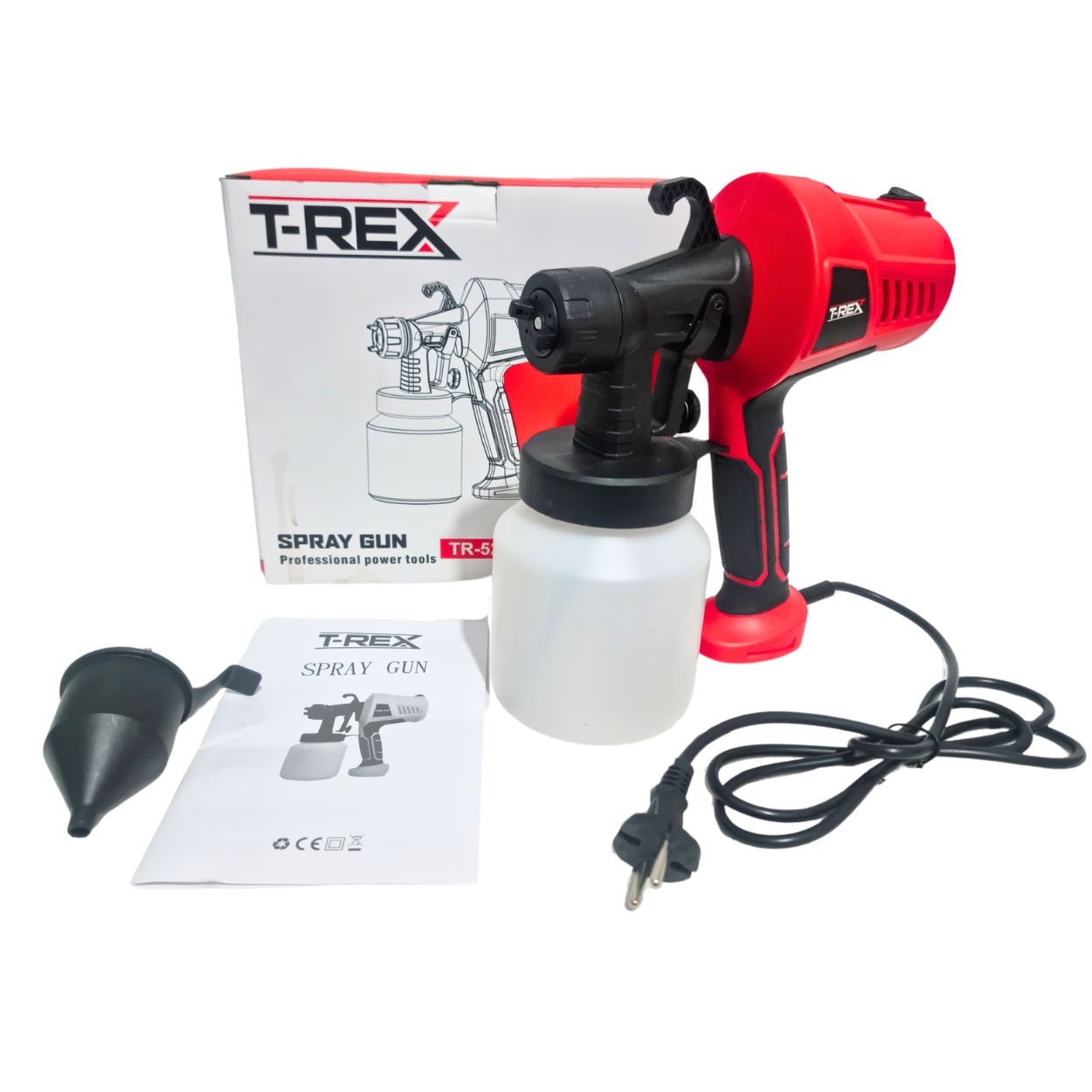 T-REX Electric Paint Spray Gun 800ML Pistol semprot listrik Electric ...