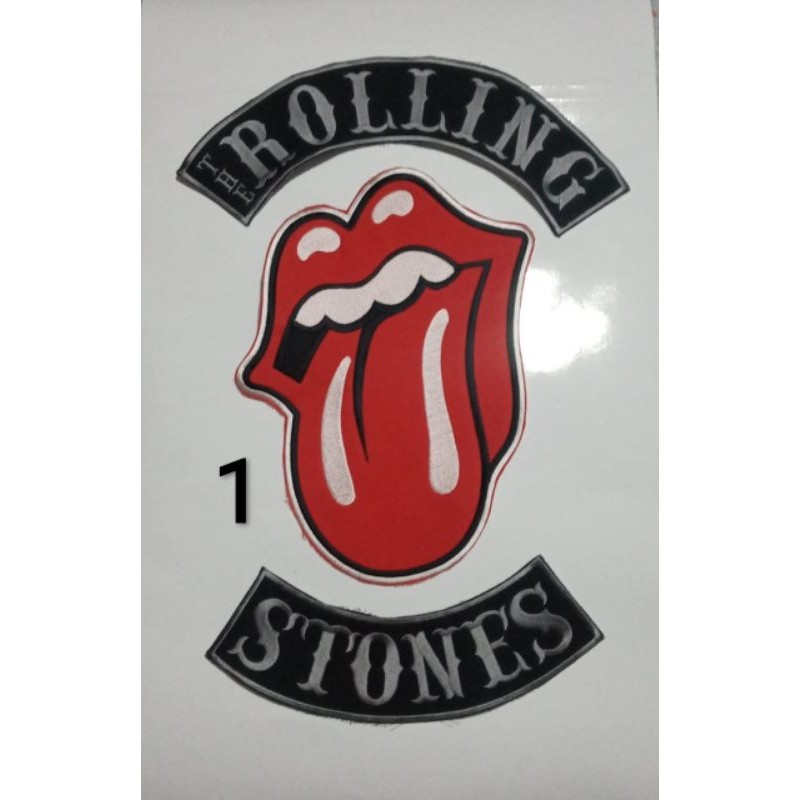 Patch Bordir Emblem Jaket The Rolling Stones Besar Paket Lazada Indonesia
