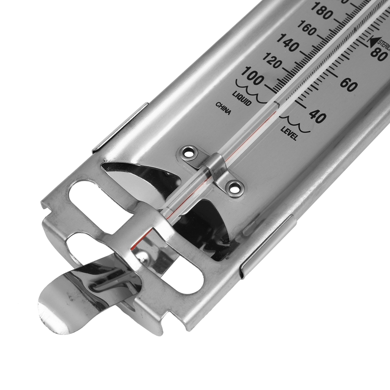 Candy/Jelly/Deep Fry Thermometer, Stainless Steel, with Pot Clip