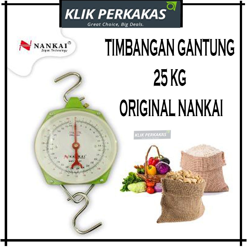 Timbangan Gantung Kg Kg Hanging Scale Alat Ukur Berat Nankai