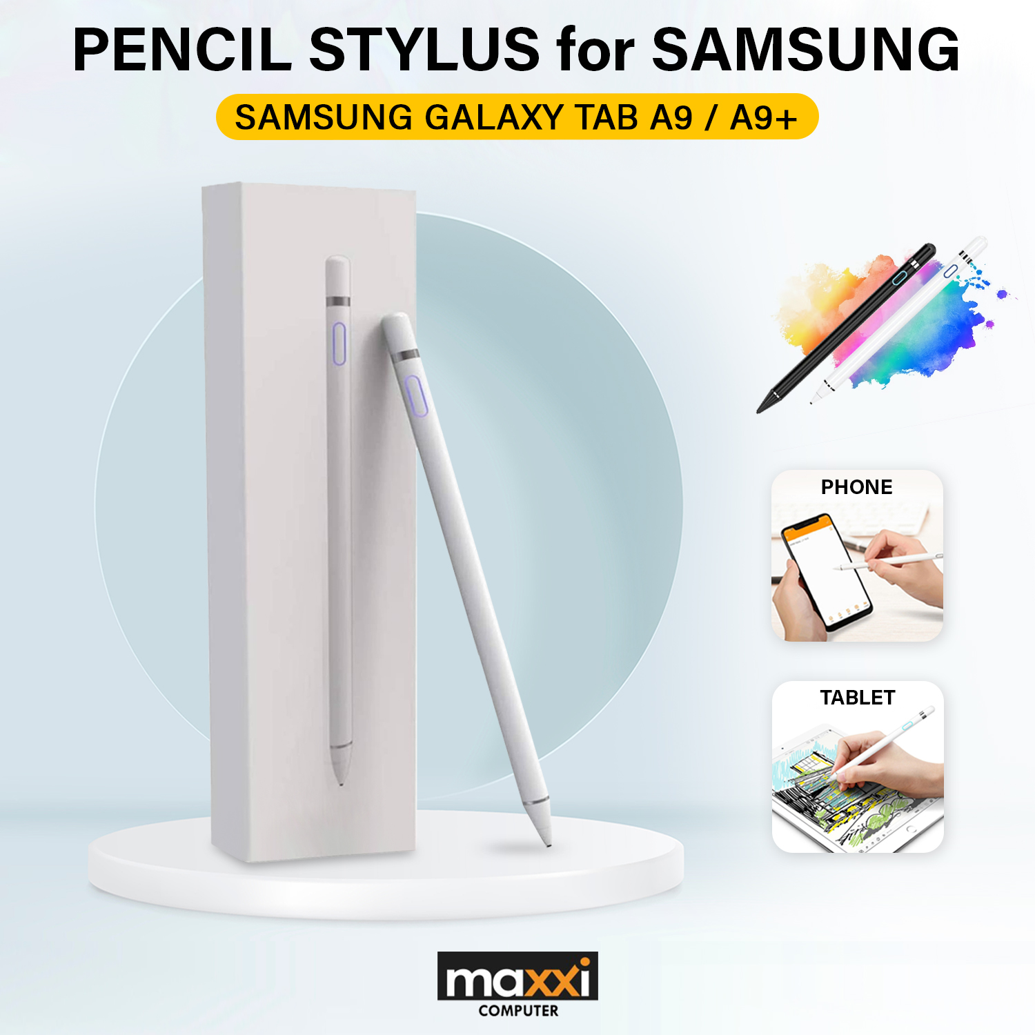 Stylus Pencil Pen for Samsung Galaxy Tab A9 A9+ Plus 2023 Tablet