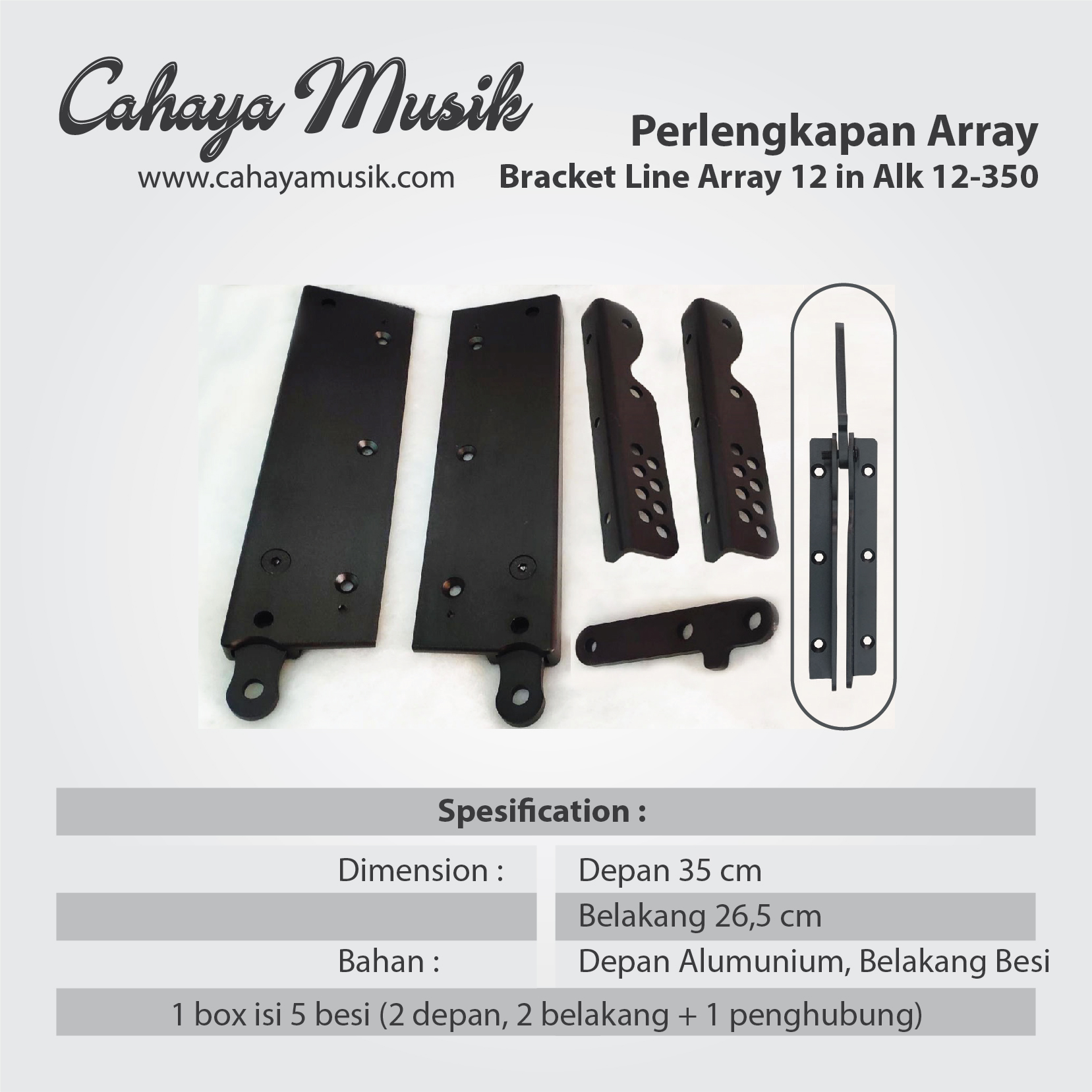 bracket line array 12 inch 4 in 1 