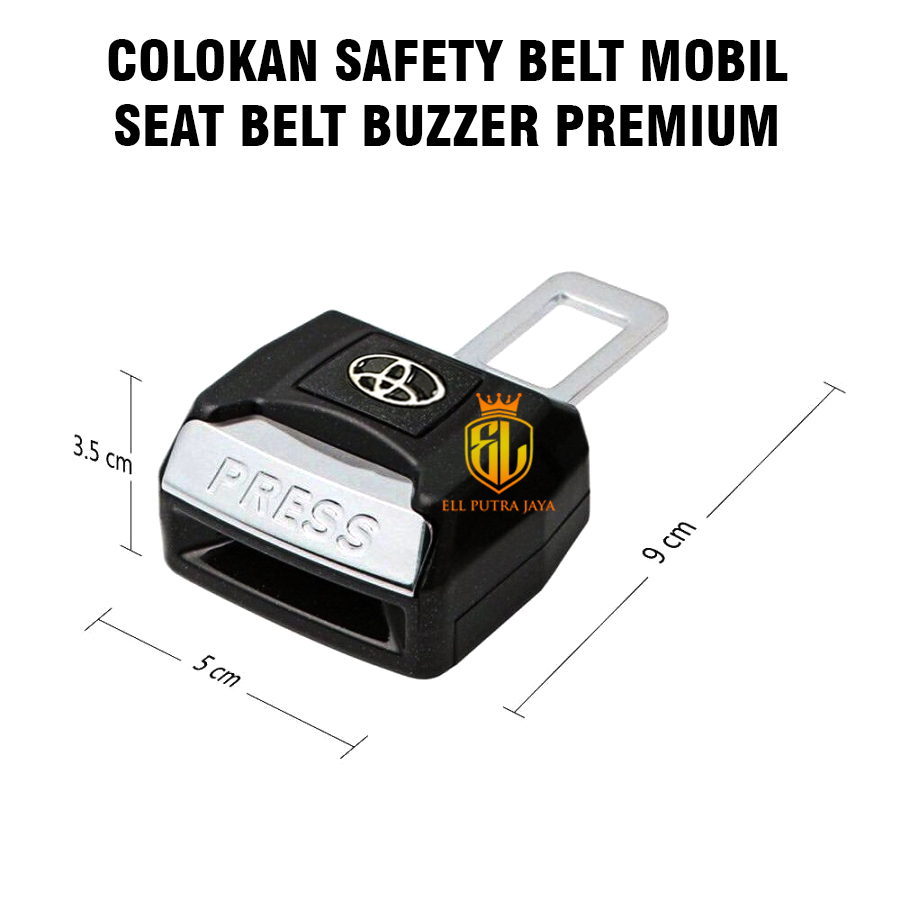 COLOKAN SAFETY BELT MOBIL / SEAT BELT BUZZER LOGO TOYOTA Lazada Indonesia