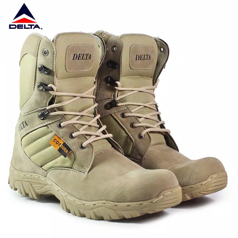 Sepatu Pria Boots Delta Cordura Army Tactical Safety Inci Ujung