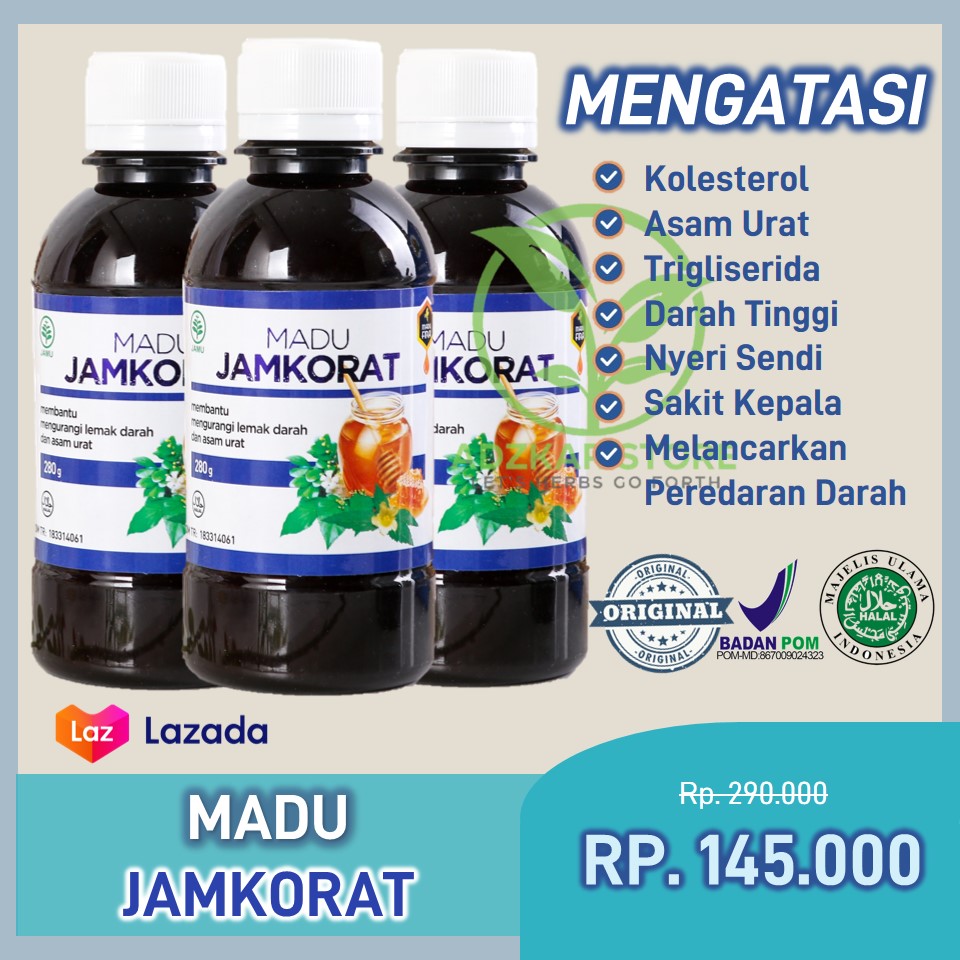 Madu Jamkorat Asli Obat Asam Urat dan Kolesterol Paling Ampuh | Lazada ...